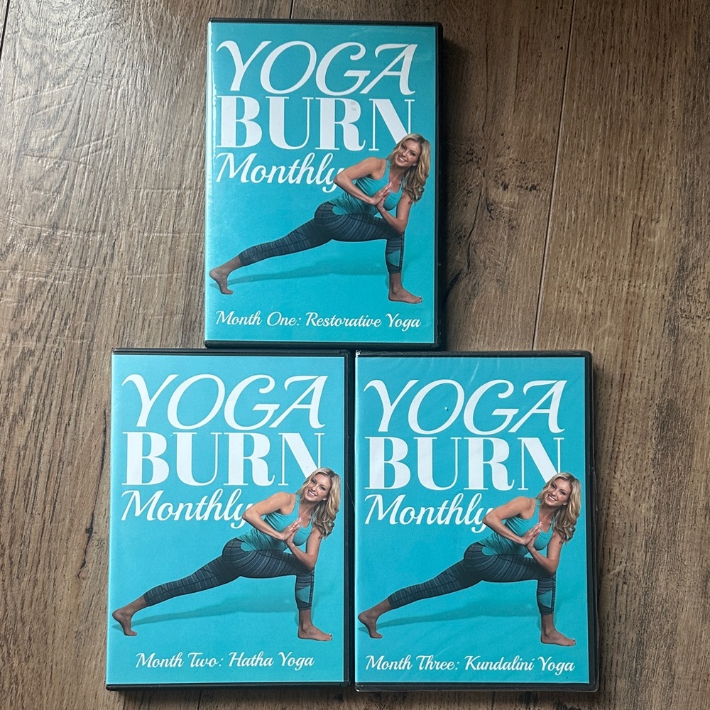 Yoga Burn Monthly DVD Set Months 1 2 3